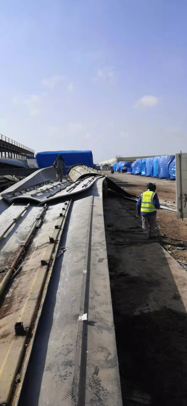 退役葉片模具施工現場